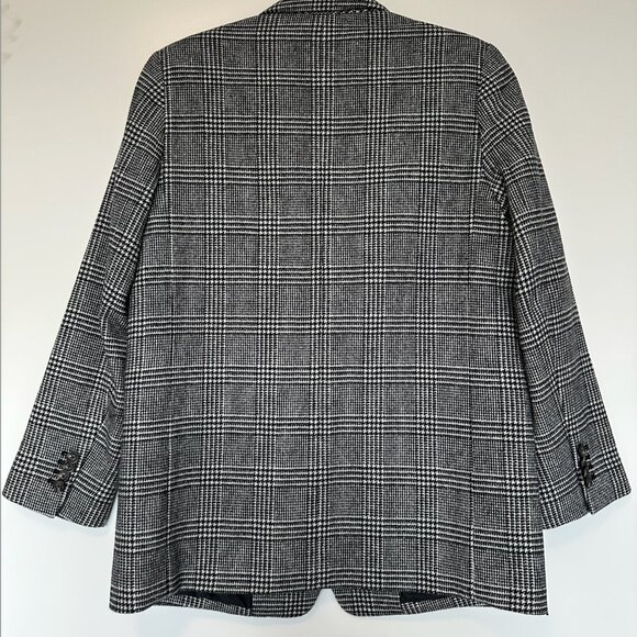 Everlane The Oversized Blazer in wool - Glen Plaid - Picture 6 of 9